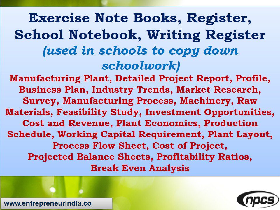 Exercise Note Books