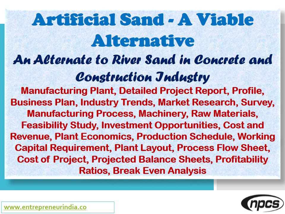 Artificial Sand from Stone and Waste Metals