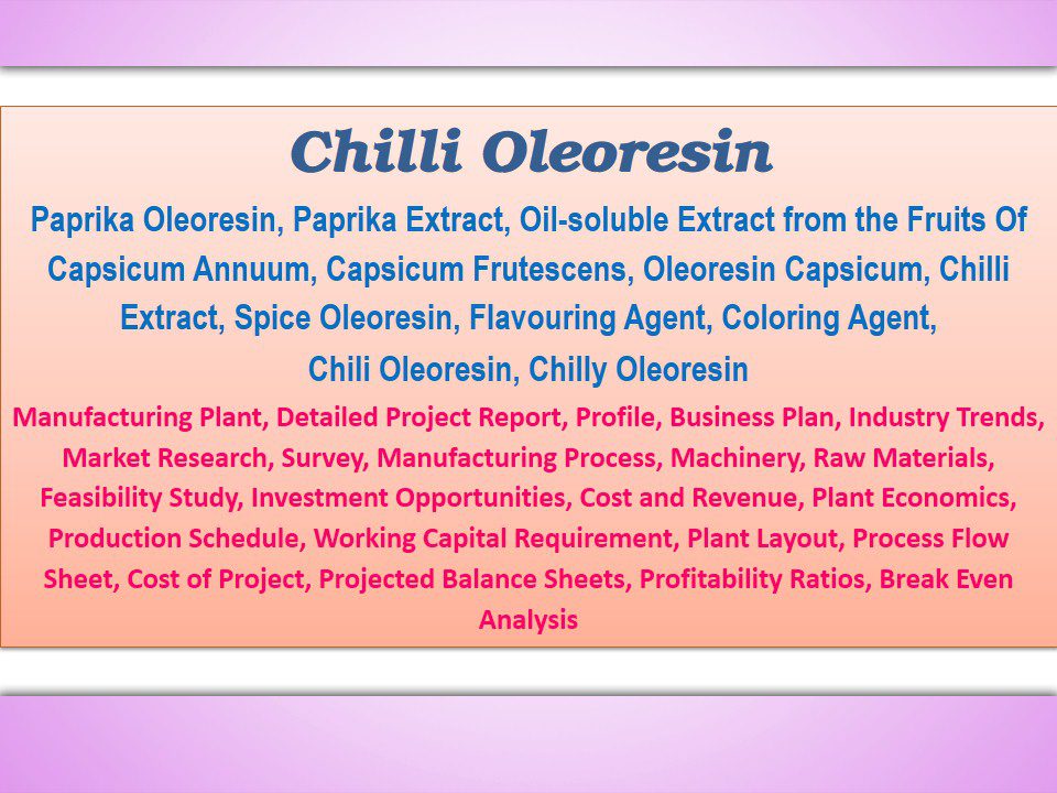 Chilli Oleoresin