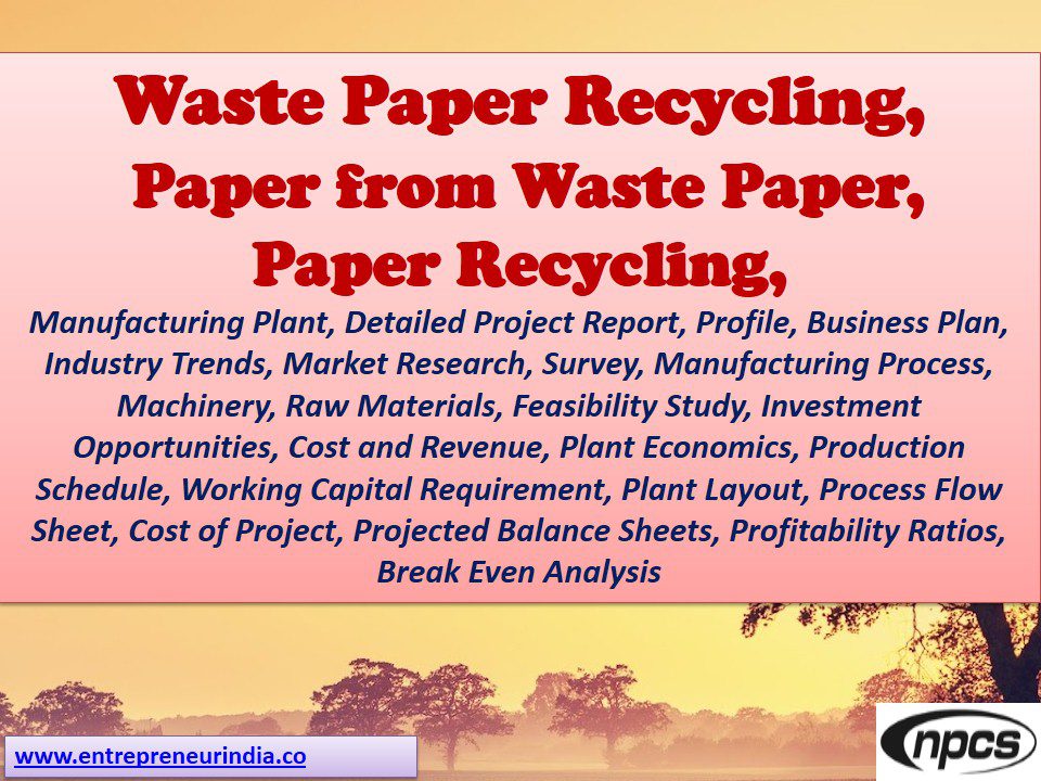 PAPER FROM WASTE PAPER