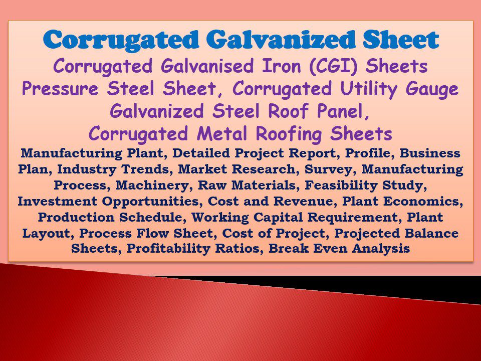 Corrugated Galvanized Sheet, Corrugated Galvanised Iron (CGI) Sheets, Pressure Steel Sheet, Corrugated Utility Gauge Galvanized Steel Roof Panel