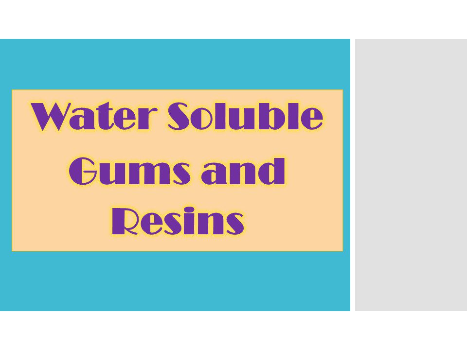 water-soluble-gums-and-resins