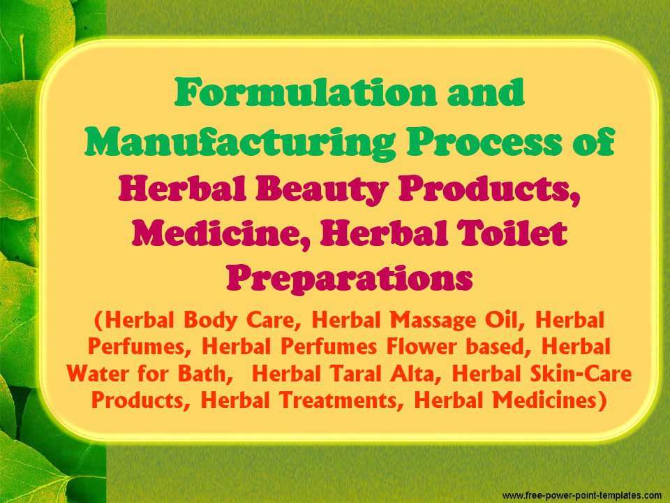 herbal-beauty-products-with-formulations-and-processes