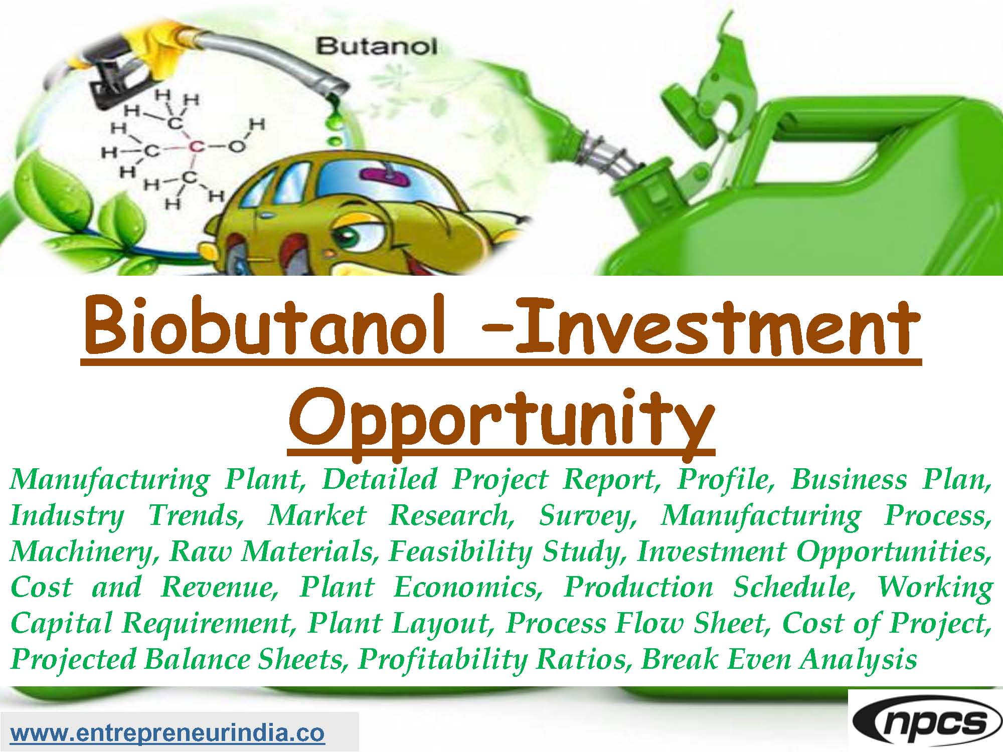 Biobutanol â€“ Investment Opportunity