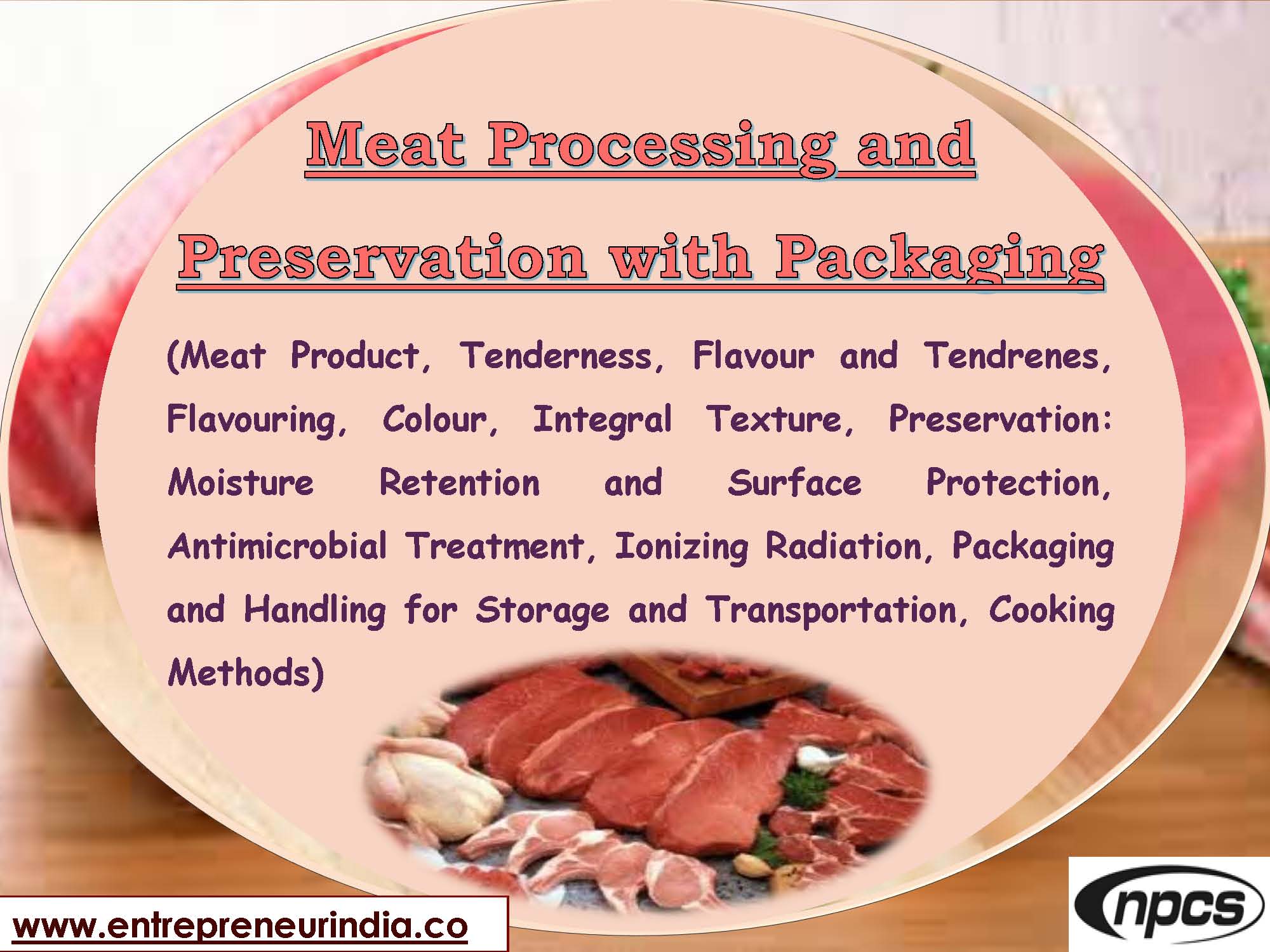 Meat Processing and Preservation with Packaging