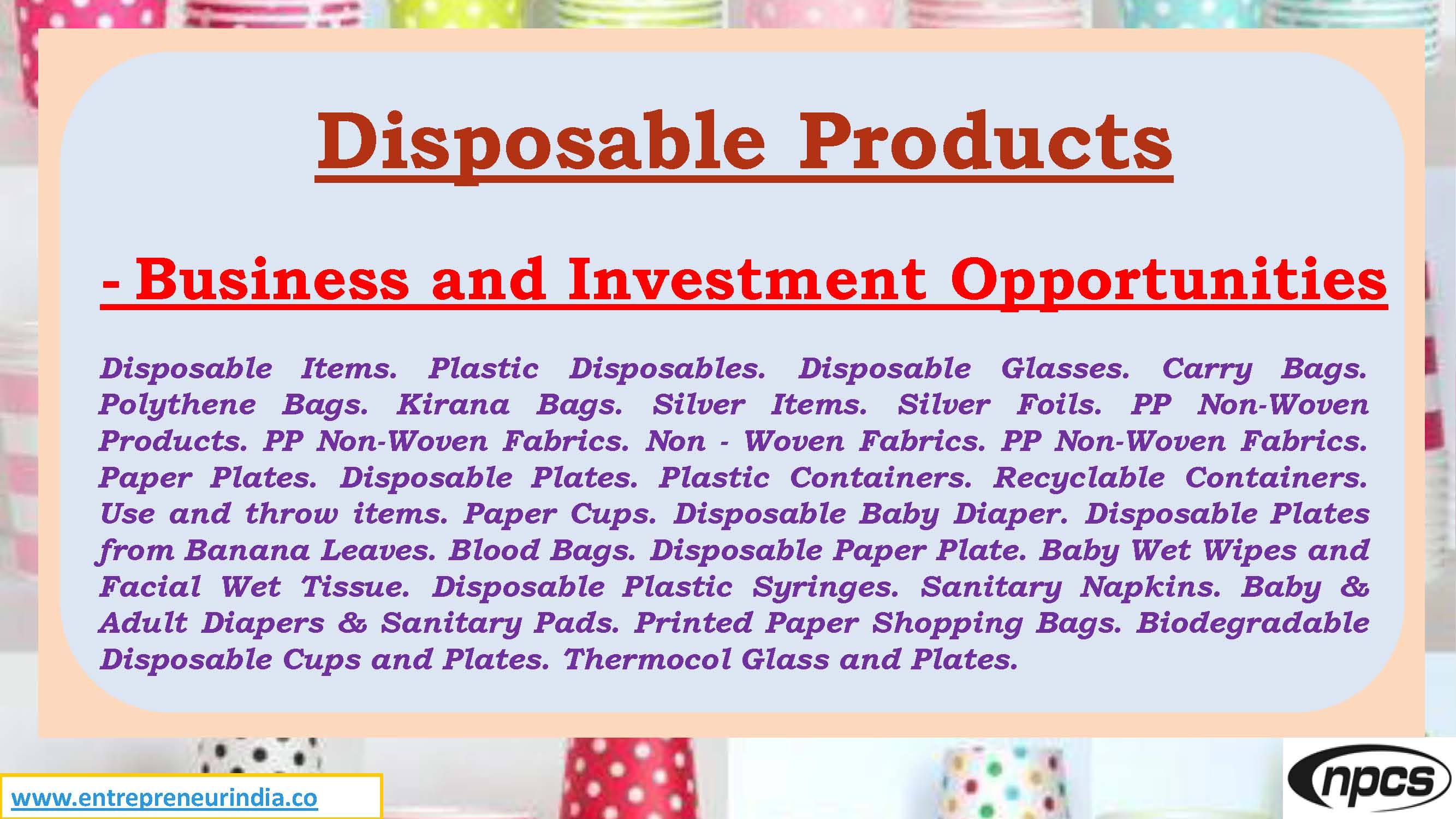 Disposable Products- Business and Investment Opportunities.jpg