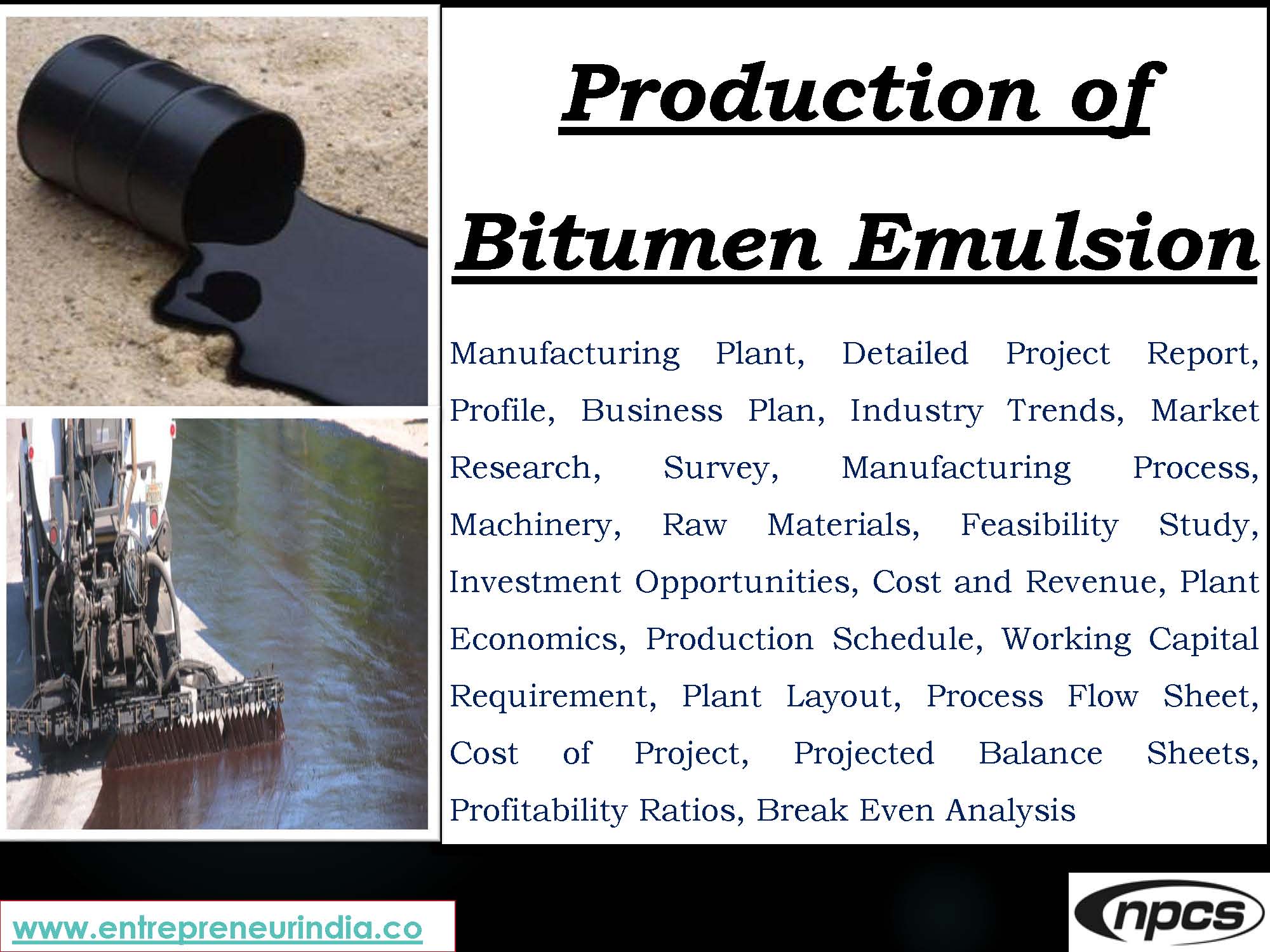 Production of Bitumen Emulsion