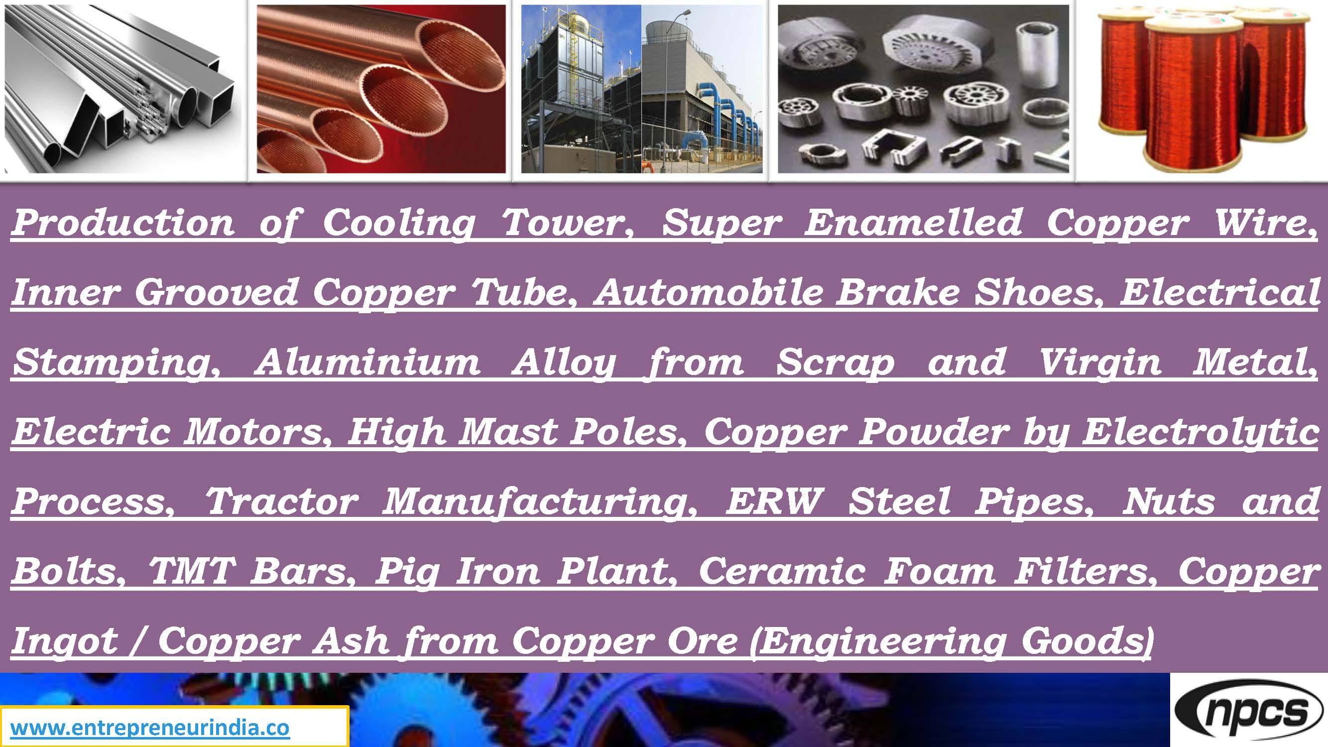 Production of Cooling Tower, Super Enamelled Copper Wire.jpg