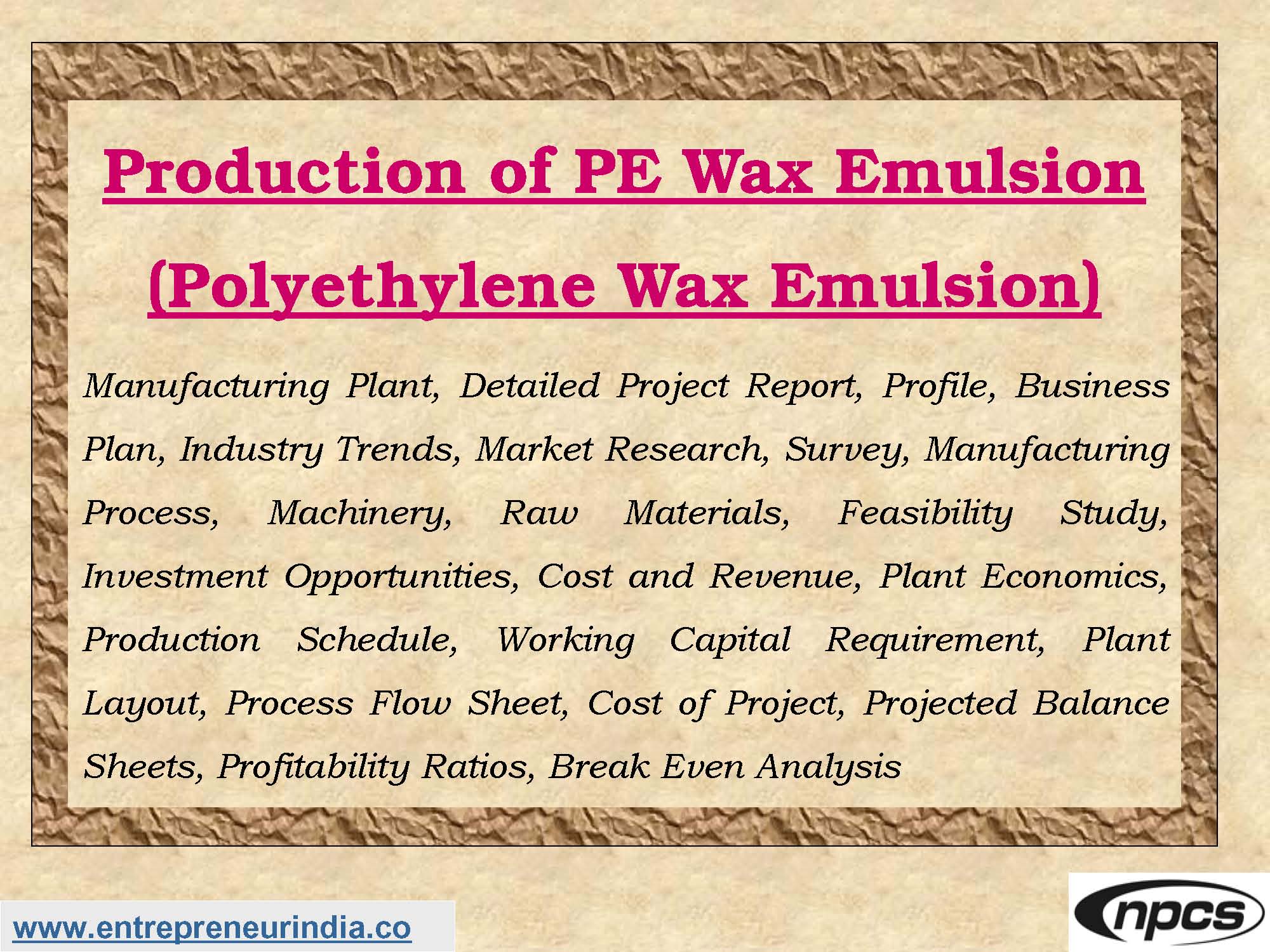Production of PE Wax Emulsion (Polyethylene Wax Emulsion).jpg