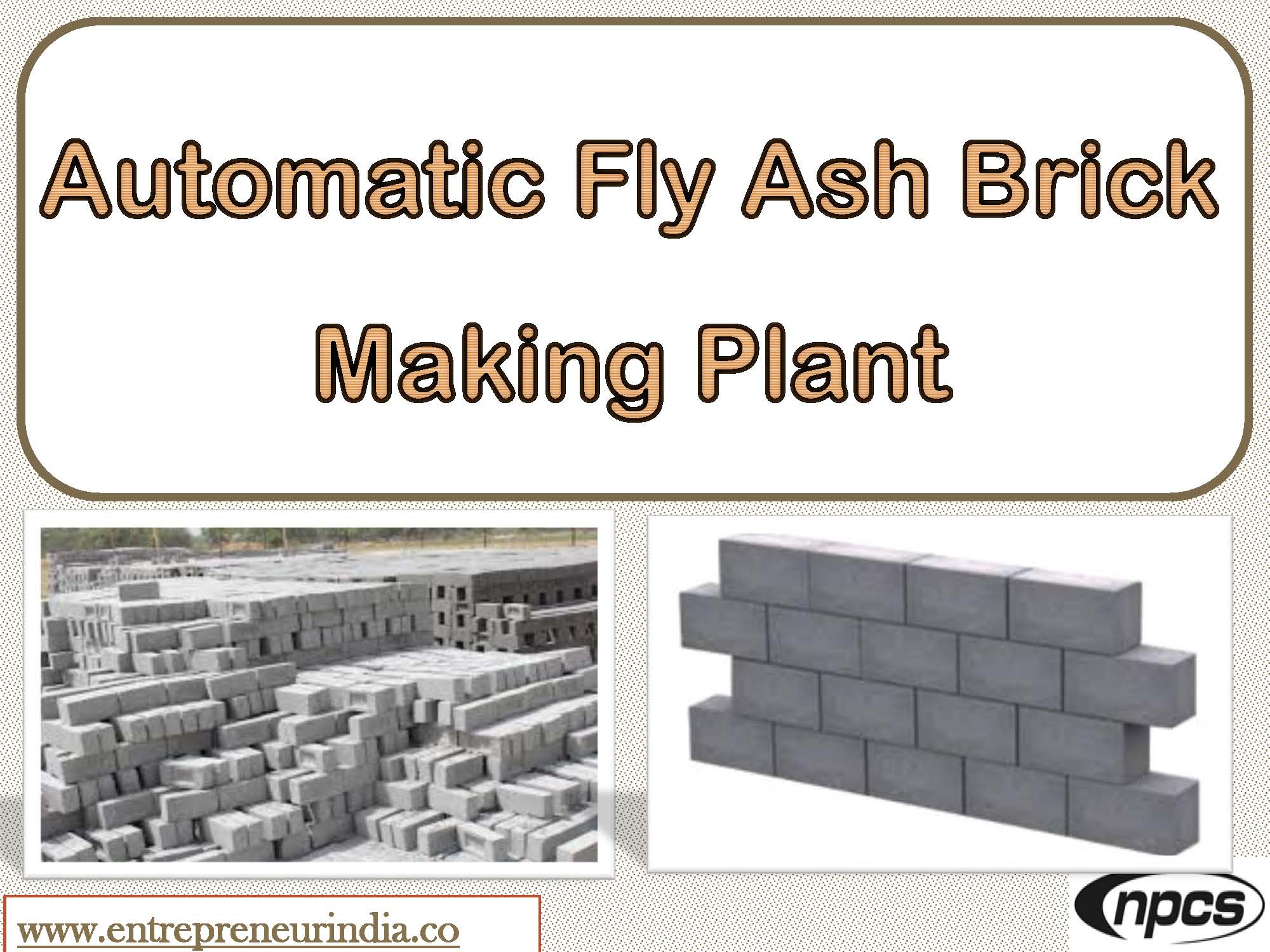 Automatic Fly Ash Brick Making Plant