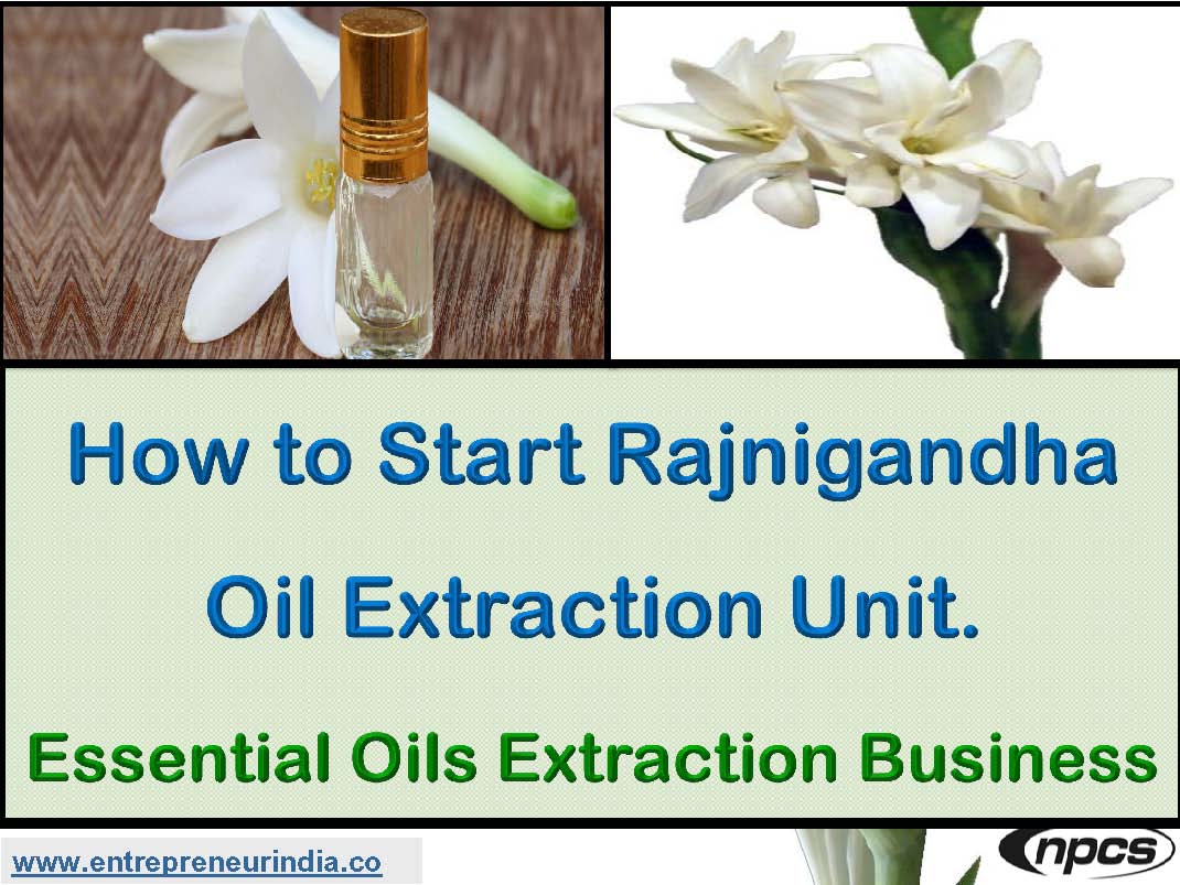 How to Start Rajnigandha Oil Extraction Unit..jpg