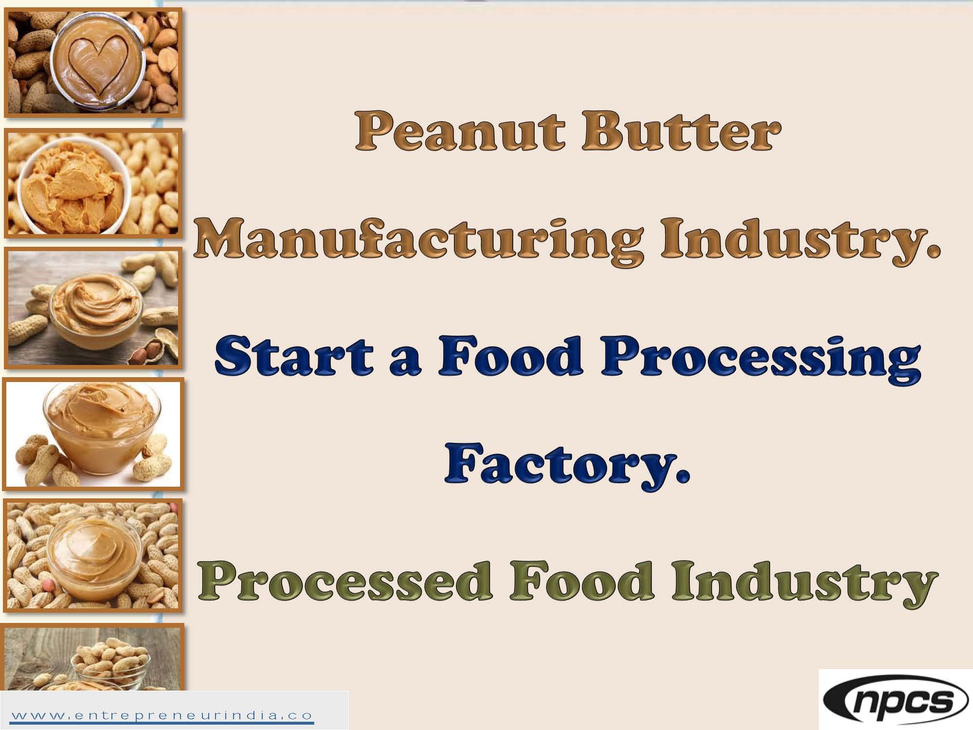 peanut butter manufacturing industry