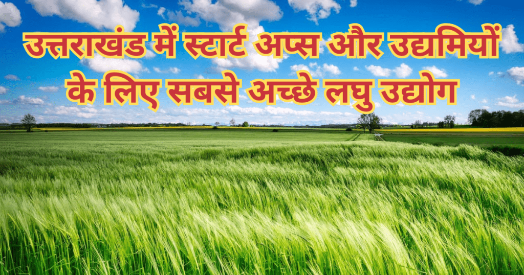 उतà¥à¤¤à¤°à¤¾à¤–ंड में अचà¥à¤›à¥‡ लघॠउदà¥à¤¯à¥‹à¤—