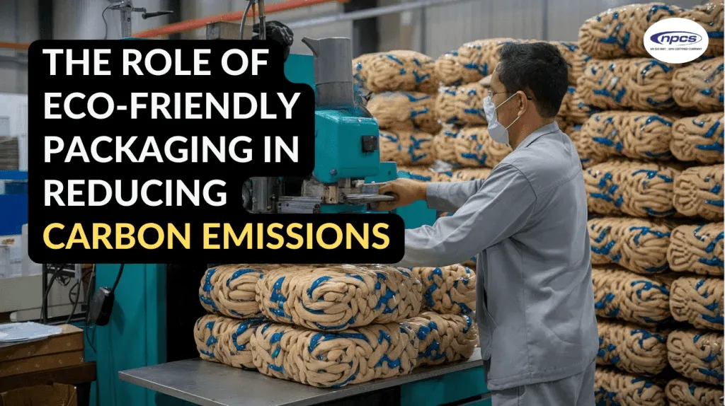 eco friendly packaging materials reducing carbon emissions and environmental impact