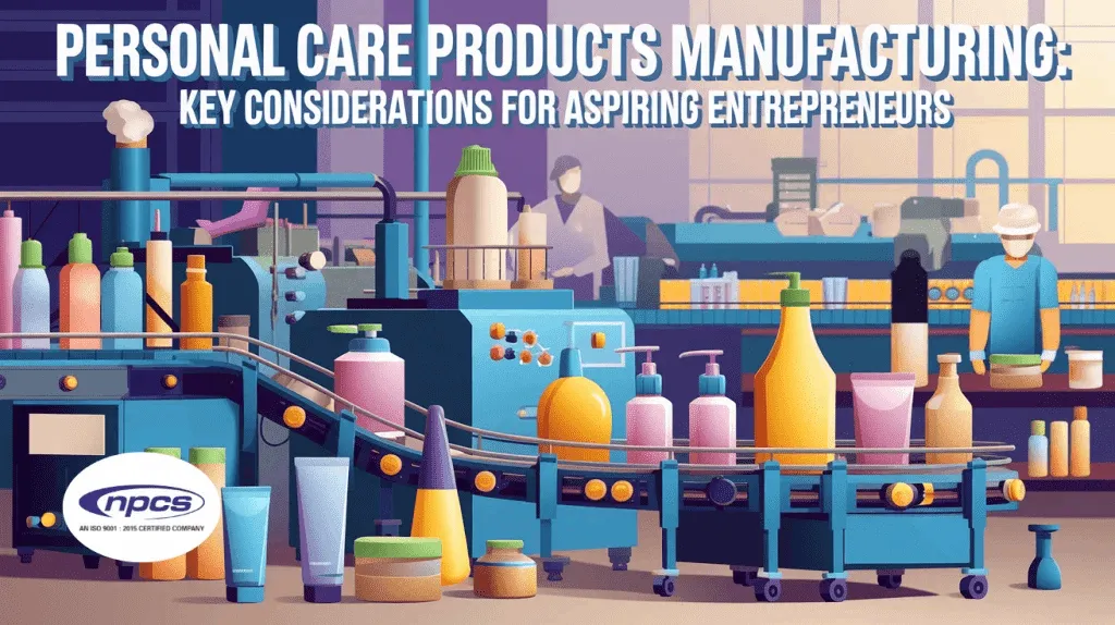 personal care products manufacturing process including formulation, quality testing and packaging