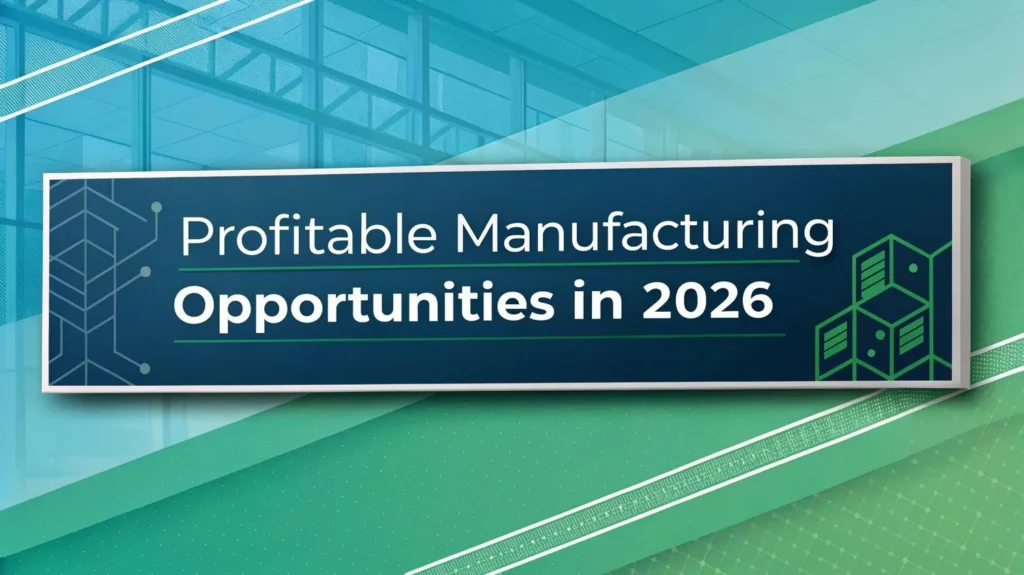 Profitable Manufacturing Opportunities in 2026